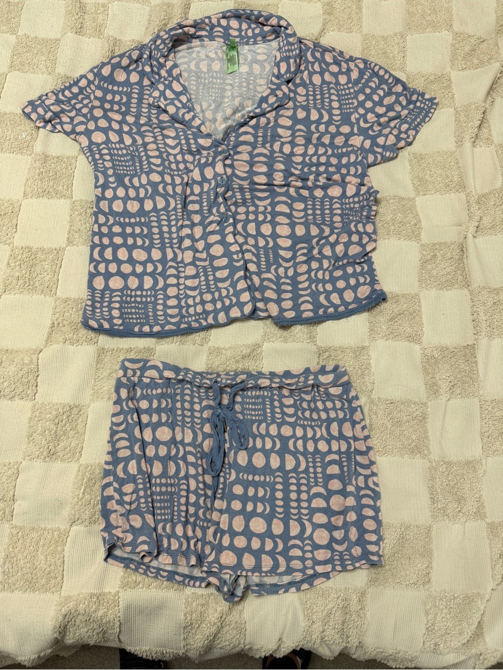 Honeydew Intimates All American Short Sleeve Pajamas in the stormy moons print M